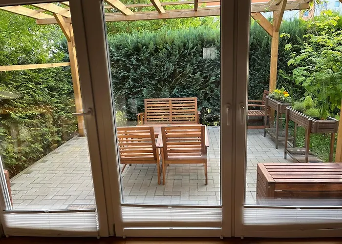 Im Stadtzentrum Von Bernau - Komfortable Mit 2 Zimmern, Bad, Spuelmaschine, Waschmaschine, Komplette Kueche, Wlan, Terrasse, Ruhige Lage Lägenhet *